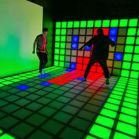 Jeu Super Grid Pixel 30x30cm Interactive Light Vloer Lava Jeu actif Led Floor