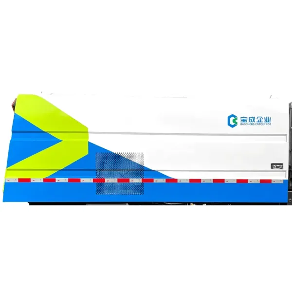 Stainless Steel Tank Road Sweeper Truck with Automatic Obstacle Avoidance and High Efficiency Fan for Street Cleaning