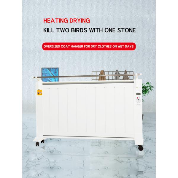 Indoor Heating 2400w Wall Electric Heaters Convection Radiators Type App-Controlled NO
