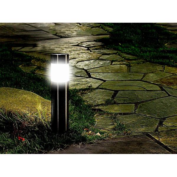 Stainless Steel Led Solar Lawn Lamp , Outdoor IP65 Garden Path Light White Light
