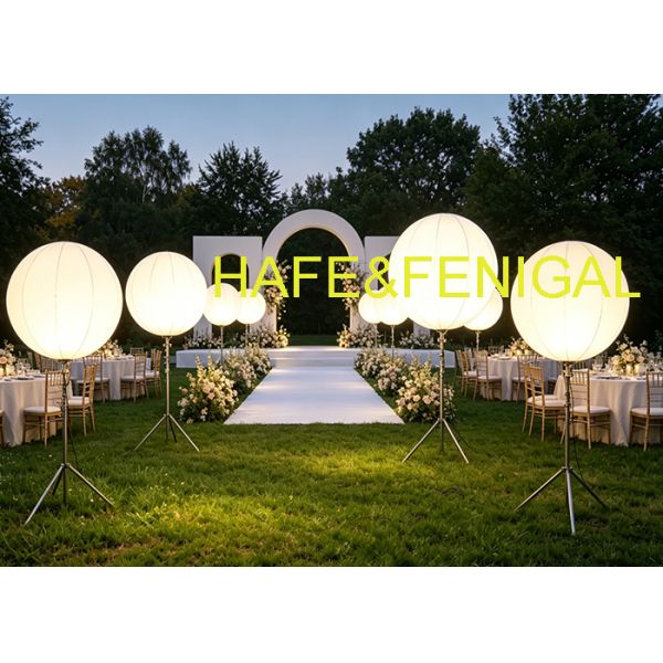 Pearl SP Balloon Light with Customizable Logo DMX Control and 200-800W LED for Premium Event Lighting