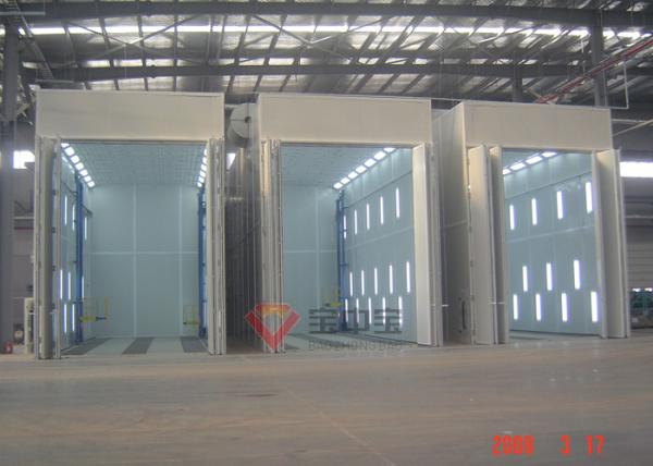 Cabine da pintura do tela táctil do PLC para a maquinaria de construção grandes peças fabricadas