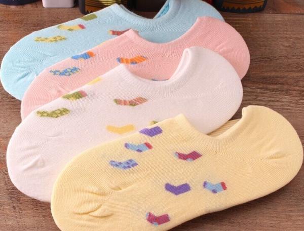 Cotton No Show Socks for Women