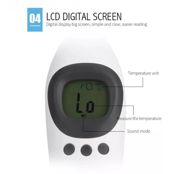 Baby Non Contact Infrared Digital Forehead Thermometer ABS Material High Accuracy