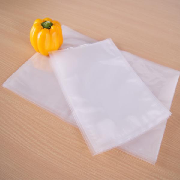 Sacos de vácuo gravados transparentes altos da textura para o empacotamento de alimento
