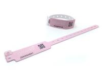 UHF Soft RFID PVC pulseira à prova d'água IMPINJ M4QT Chip opcional