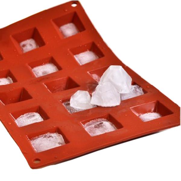 Silicone manufacturer Silicone baking tools 15 cup silicone ice/chocolate mold SB-004