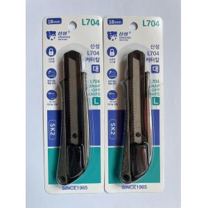 18mm Blades Retractable Knife With Lock And Blade Guard