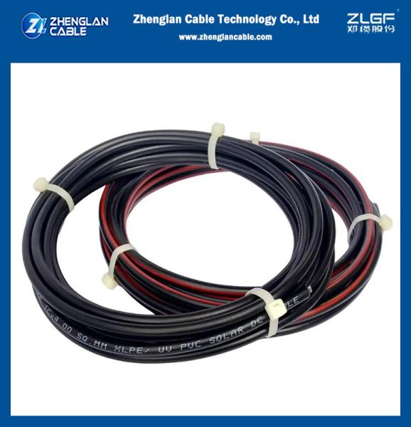 10mm2 Photovoltaic Solar Cable Panel Pvc 1.5mm2 2.5mm2 4mm2 6mm2 10mm2 1kv 1.5kv 6mm2 Pv Dc 4mm Power
