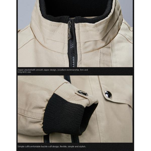 NO Seamless Fusing Loose Lapel Men's Jacket for Young Men Spring and Autumn Plus Size