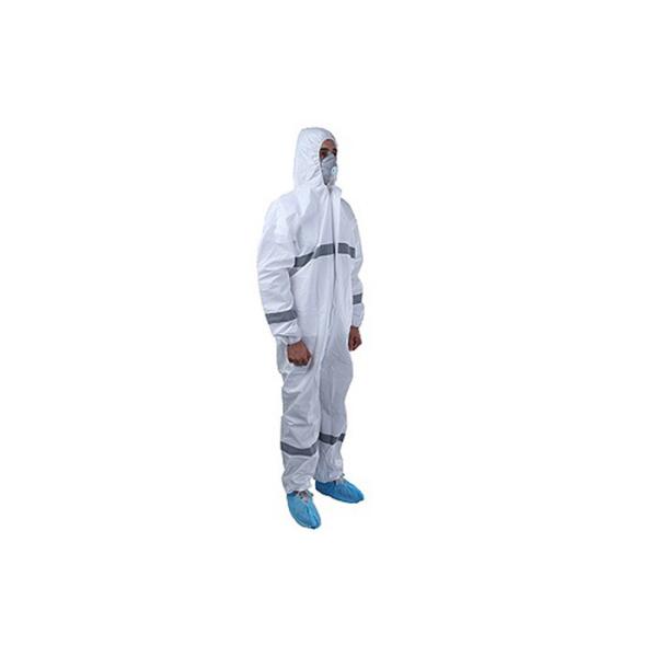 Lightweight Disposable Medical Coverall , Disposable Protective Coverall