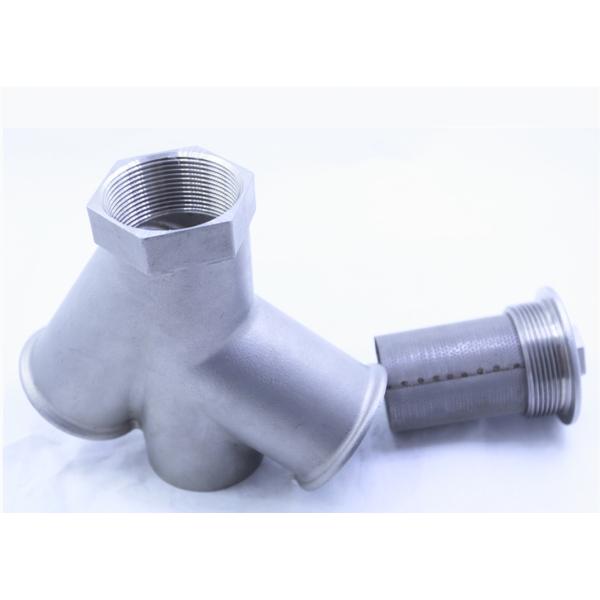 3 Direction Filter Valve Custom Machined Parts / Cnc Metal Parts 40 Diameter