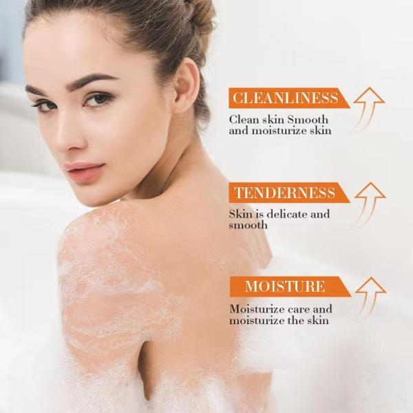 A barra natural erval do sabão da cúrcuma para a obscuridade da lavagem do corpo da cara mancha Underarms íntimos das áreas