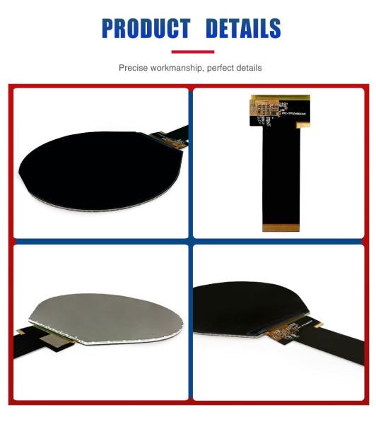3.4 Inch Circular TFT LCD Display 800x800 Resolution IC JD9365DA MIPI LCD Module