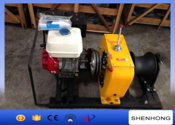 8 Ton HONDA Gas Engine Powered Winch / Belt Driven Hoisting Wnch