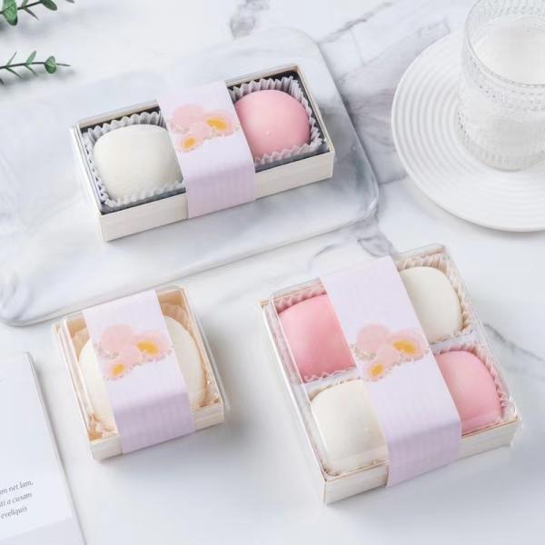 Boîtes écologiques transparentes à pâtisserie