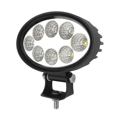 Lumière de travail LED ovale 24W 12V 24V DC imperméable à l'eau