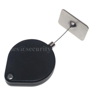 Longe enroulée de degré de sécurité de boîte en forme de coeur d'ABS avec l'extrémité visqueuse de plat de place