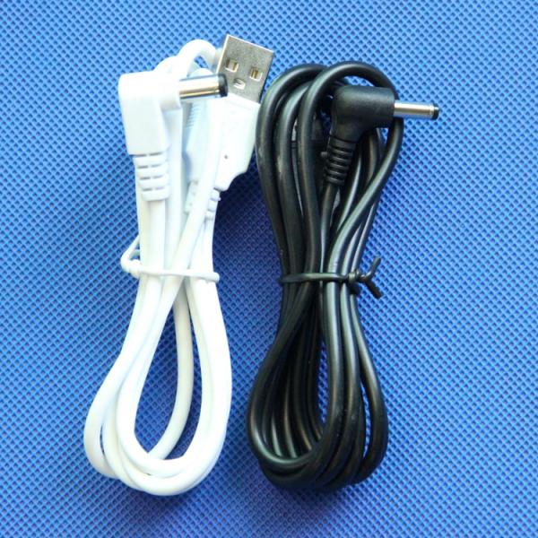 White Black USB Male to 90 Degree Right Angle 5.5 X 2.1mm  5.5x2.5mm 3.5x1.35mm 4..0x1.7mm Male DC Cable
