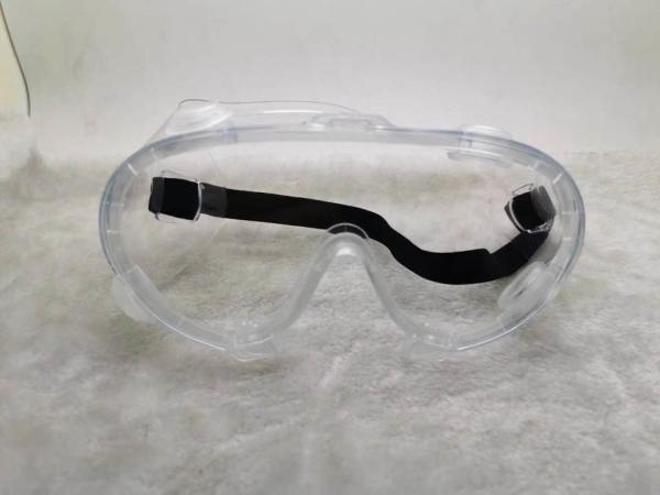 Anti Splash Medical Safety Goggles Pc Lens Safety Glasses 70 - 80mm Width