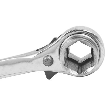 Chrome Plated Forged Steel Wrench Ratcheting Socket Spanner 18x19mm Antiwear