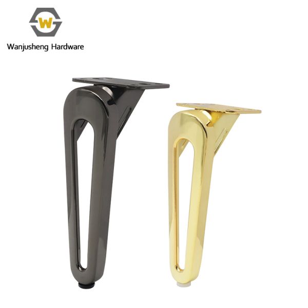 Modern Design Metal Furniture Legs High Quality Black Gold Iron Table Legs Living Room Hot Selling Competitive Dining