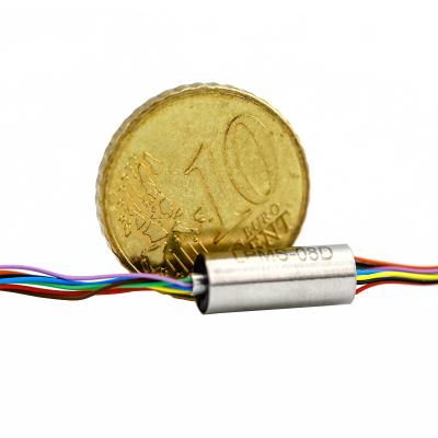 Super miniatura cápsula anel de deslizamento 8 circuito