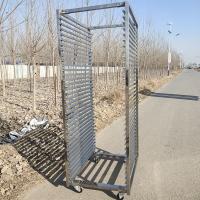300kg Loading Weight 30 Tiers Stainless Steel Cake Cooling Rack Fruit Drying Tray Trolley