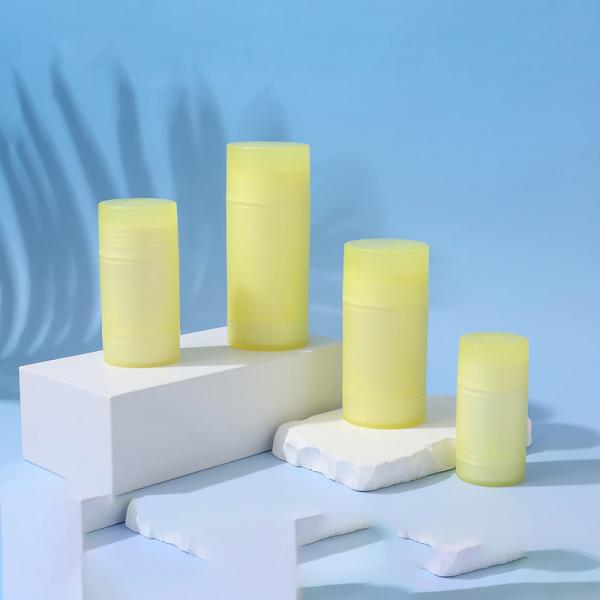 30g 100g Barra de bálsamo de perfume de plástico PP reciclable