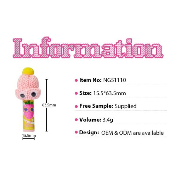 Customizable Cute Chapstick Lip Balm 3.4g