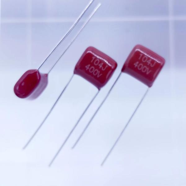 Metallized Polyester Film Mini Capacitor CL21X 104J400V Laser Printing