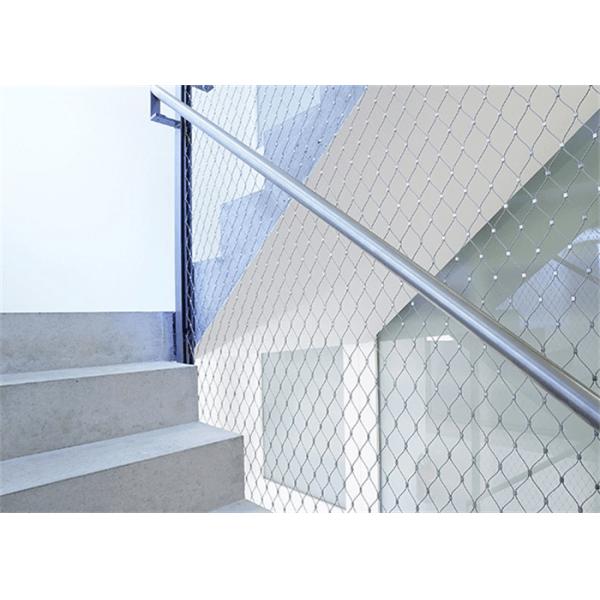 Corrosion Proof 316 Stainless Steel Cable Mesh Size Customized