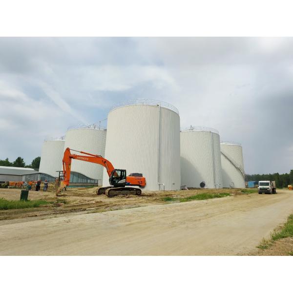 Durability Modular Glass Fused Bolted Steel Tanks For Industrial Waste Oil Storage