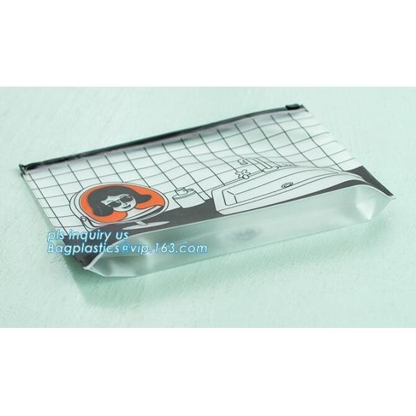 Slider Zipper PVC Pouch Clear Vinyl PVC Zip lockk Bag, slider zipper pvc pouch clear vinyl pvc Zip lockk bag, vinyl pvc eva
