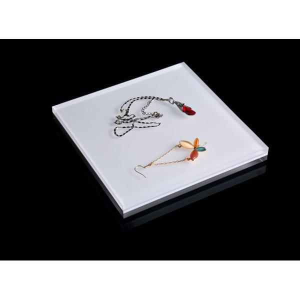 Étagère d'affichage en acrylique carré Pour bijoux Boucles d'oreilles Bracelets Colliers Pendants Cosmétiques