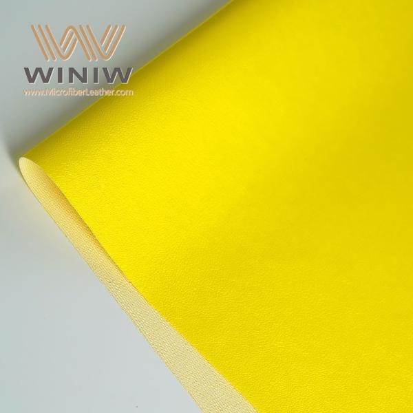 Anti Yellowing Micro Vegan Leather Fabrics Outdoor Football Leather For Men