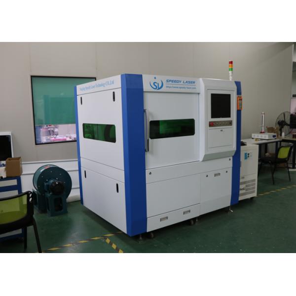 High Work Efficiency Small Fiber Laser Cutter With 10 M / Min Cutting Speed