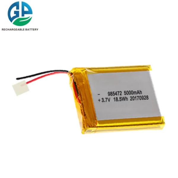 3.7в Ли-полимерная батарея 985472 5000mAh 3.7V 18.5WH перезаряжаемая львиная полимерная батарея