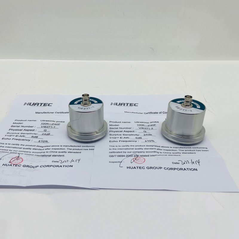 12.5KHz-250KHz BNC Ultrasonic Transmitter Receiver Probe for Non-Destructive Testing