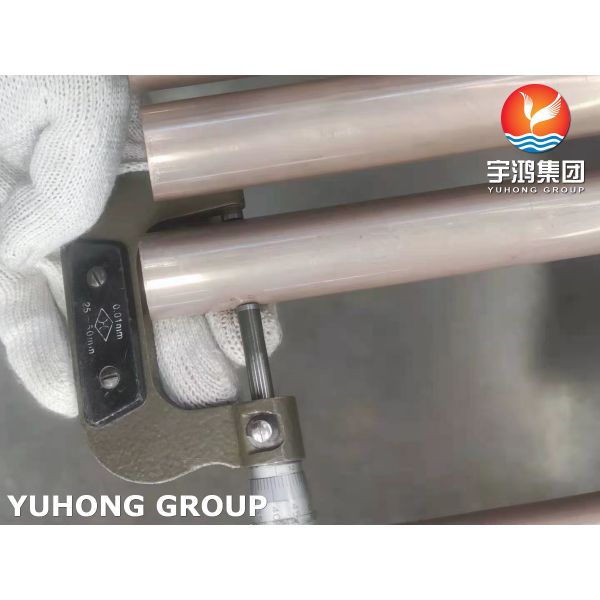 ASTM B111 C70600 Copper Nickel Seamless Tube CuNi 90/10 U Bend Heat Exchanger Tube