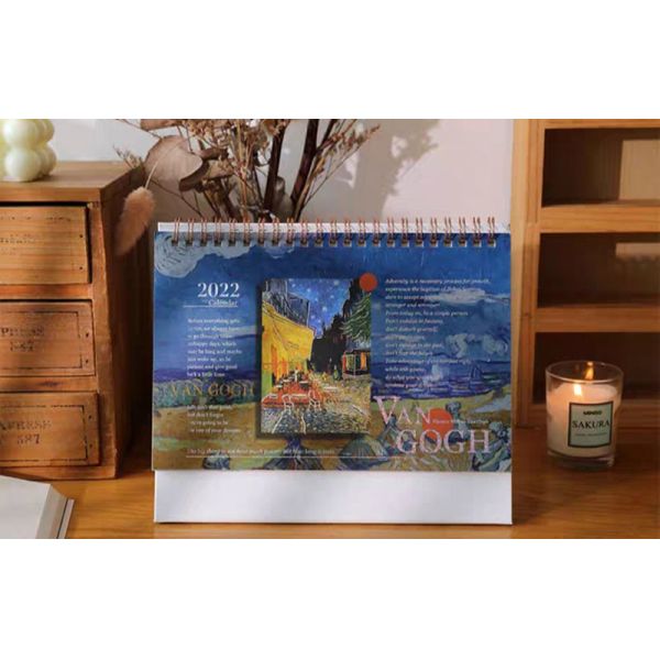 Personalised Stand Up Daily 2022 Desktop Calendar Planner Oem For Office Home