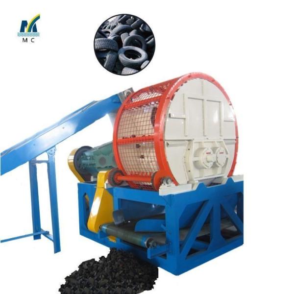 730.00cm * 250.00cm * 350.00cm Highly Rubber Tire Shredding Line for Global Market