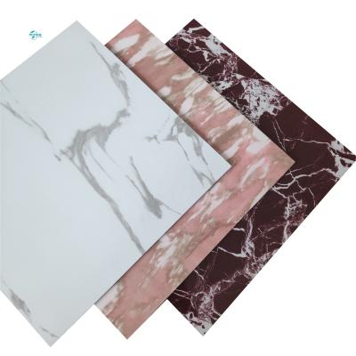 2 mm-6 mm textura de mármore exterior folhas de painéis de parede e cerca ACP