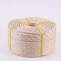 3 mm-12 mm amarillo PP 3 hebras cuerda retorcida aplicada en usos marítimos