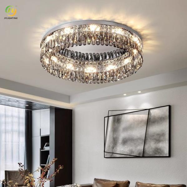 JYLIGHTING Salon Ambiance Luxe Moderne Simple LED Lumière Luxe Chambre Restaurant Haut de gamme Cristal Plafonnier