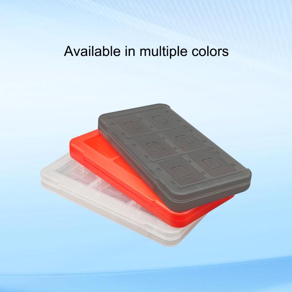 Double-Sided 12 Slots Portable Plastic Game Card Case for Nintendo Switch 2