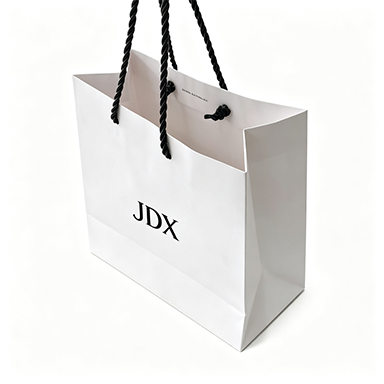 Retail Paper Shopping Bags With Handles Kraft Black Paper Bags Bulk