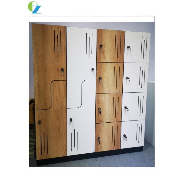 Двери формы дизайна z Elegent дуб деревянного материального шкафчика новой белый & естественный