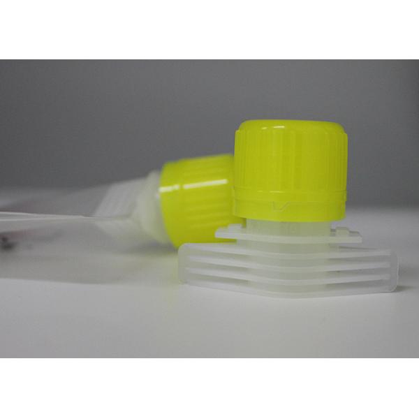 Разносторонние пластиковые крышки Споут для пакета прачечной жидкостного кладут высоту в мешки 39мм