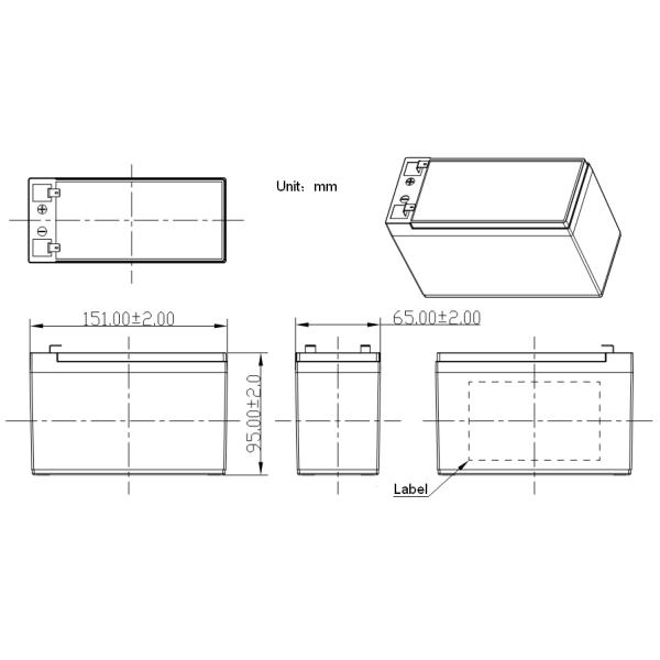 9Ah 12 Volt Lithium Battery Deep Cycle , Rechargeable Lithium Battery Pack